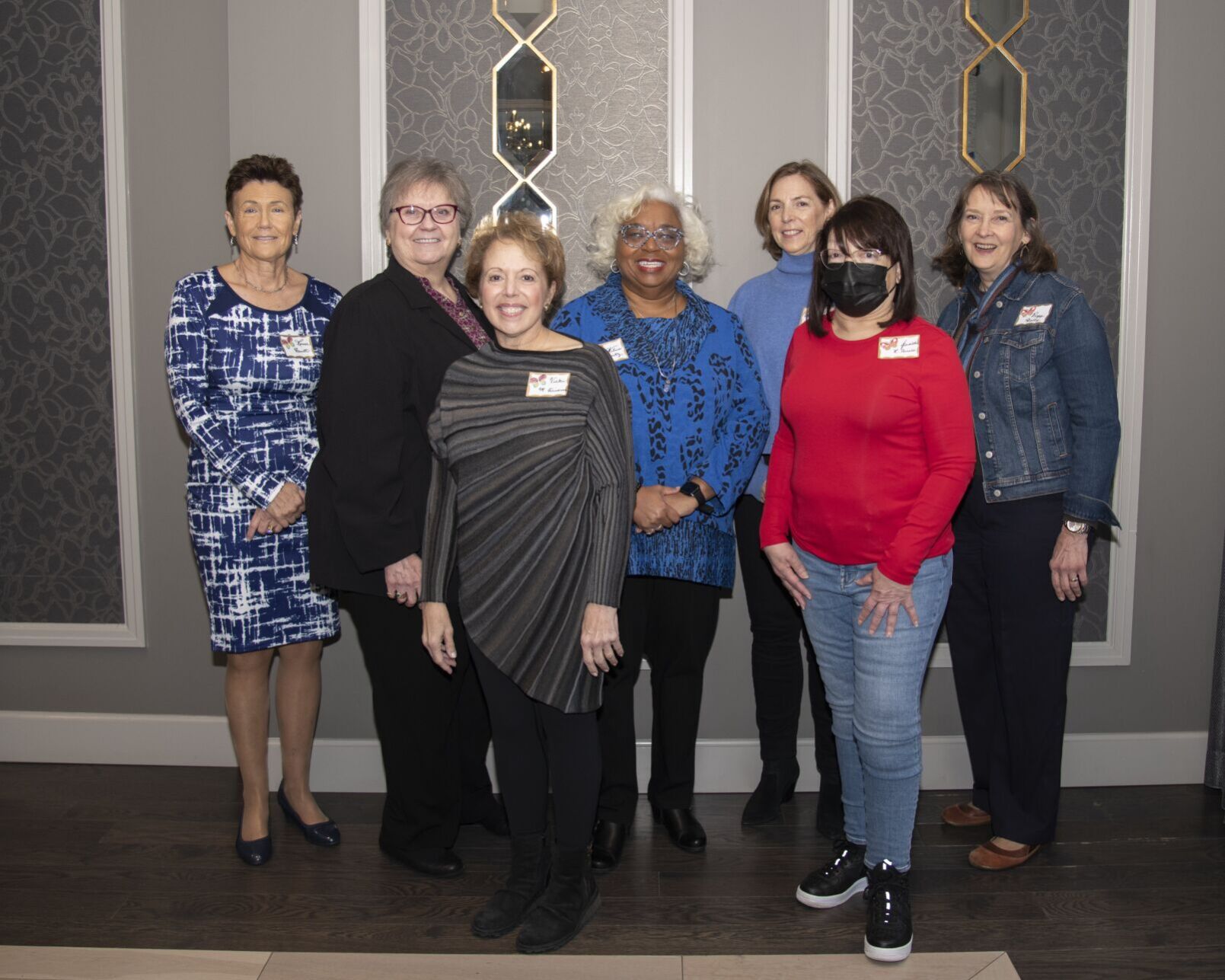 Rene Howitt, Nancy Wolff, Vicki Friedman, Wilma Schmitz, Julie Williams, Judith Arnold, Peggy Holly